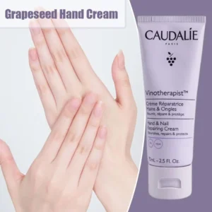 Caudalie Korea 75ml Grapeseed Hand Cream -Hydrates Moisturizes Nourishes Brightens Improves Elasticity Softens Reduces Roughness